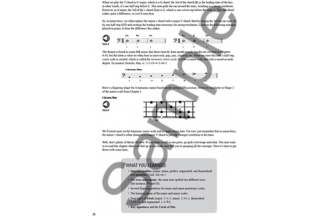 No brand Chad Johnson: Bassist's Guide To Scales Over Chords (Book/Online Audio)