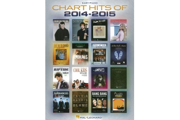 CHART HITS OF 2014 2015 EASY PIANO SONGBOOK PF BK