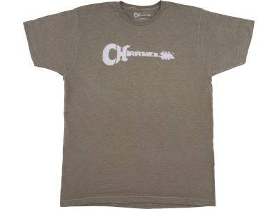 Charvel Guitar Logo T-Shirt Heather Green L