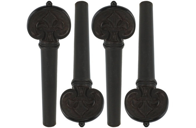 Chei Baroce pentru Vioară 4/4  Gewa Baroque pegs violin Ebony 4/4 set 4
