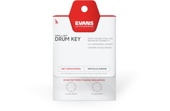 Cheie de acordaj pentru maşină de înşurubat Evans Drill Bit Key