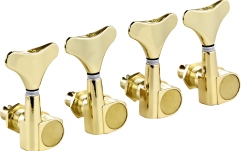 Cheițe chitară bas Ortega Electric/acoustic bass tuning machines, 4 in line - Gold