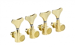 Cheițe chitară bas Ortega Electric/acoustic bass tuning machines, 4 in line - Gold