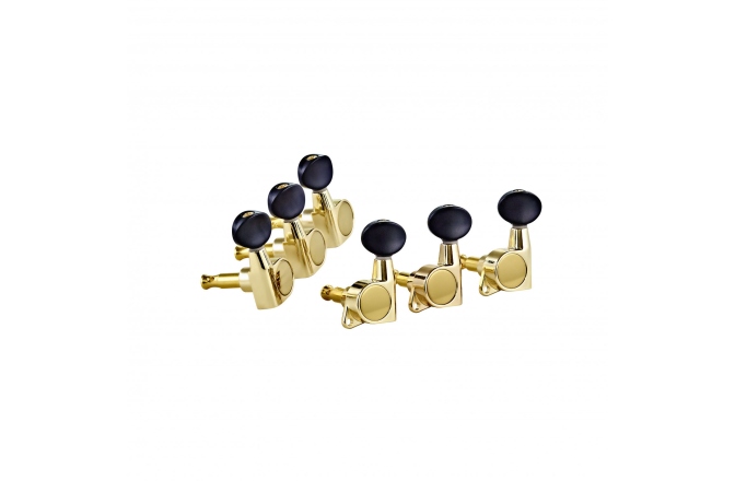 Cheițe chitară electrică Ortega E-Guitar tuning machines, 3+3 - Gold