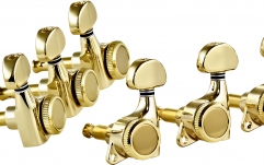 Cheițe chitară electrică Ortega Locking machines with plain wheel, 3+3 - Gold