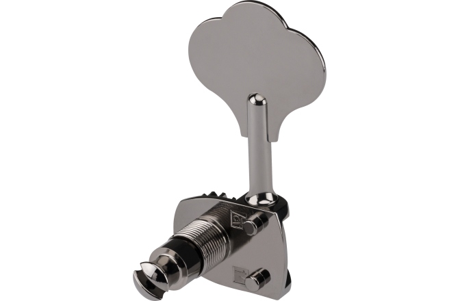 Cheiţe bas electric/acustic Fender Deluxe Bass Tuners with Fluted-Shafts (4) Black Chrome