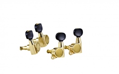 Cheiţe ukulele Ortega Ukulele Die-Cast, black button - Gold