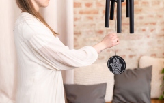 Chime Meinl Hamsa Meditation Chime, 36" / 90 cm, 432 Hz, Black