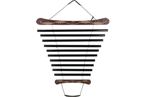 Meditation Flow Chime, 38" / 95 cm, 432 Hz, 10 Notes, E Minor, Black
