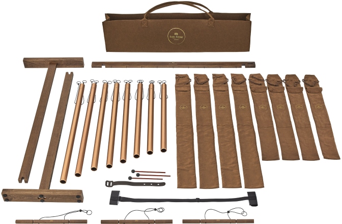 Chimes Meinl 8-piece Sound Bath Tube Chime Set, 440 Hz, Bronze