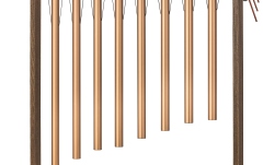 Chimes Meinl 8-piece Sound Bath Tube Chime Set, 440 Hz, Bronze