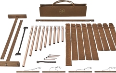 Chimes Meinl 9-piece Sound Bath Tube Chime Solfeggio Set, Champagne gold