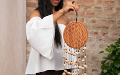 Chimes  Meinl L Flower of Life Kenari Chimes - 10 Cords