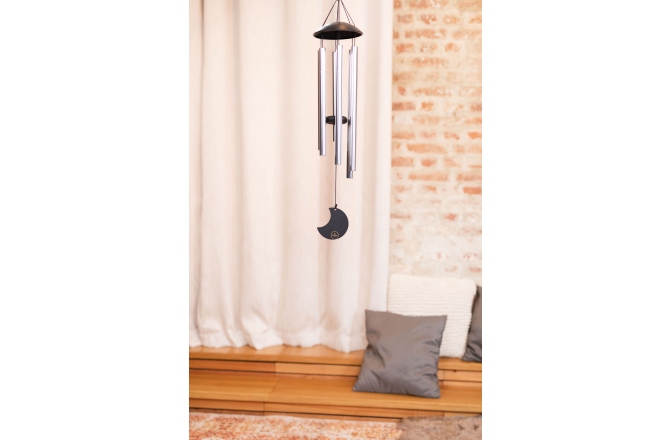 Chimes Meinl Moon Meditation Chime, 32" / 80 cm, 432 Hz, Round Arch, Silver