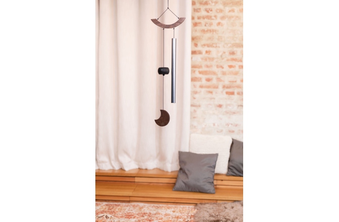 Chimes Meinl Moon Meditation Chime, 35" / 88 cm, 432 Hz, Curved Suspension, Silver