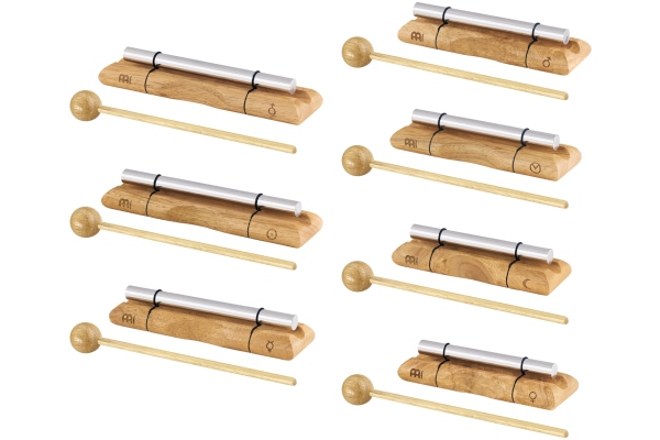 Planetary Tuned Energy Chime Chakra Set - Content: 7 Energy Chimes