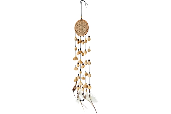 S Flower of Life Kenari Chimes - 6 Cords
