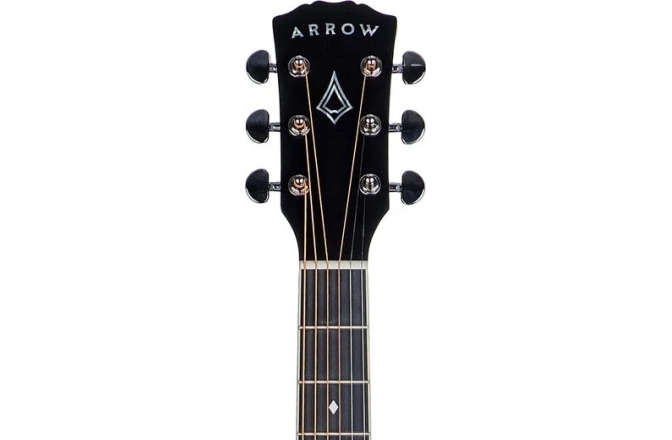 Chitară acustică Arrow Silver D BLK Black ARRSDBLK