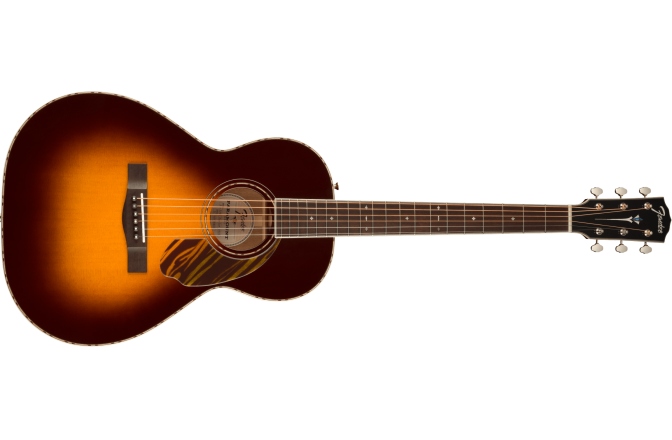 Chitară Acustică Fender PS-220E Parlor Ovangkol Fingerboard 3-Color Vintage Sunburst