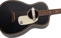 Chitară Acustică Gretsch G9520E Gin Rickey Acoustic/Electric with Soundhole Pickup Walnut Fingerboard Smokestack Black