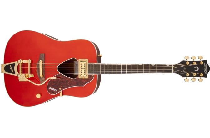 Chitară Acustică Gretsch Guitars G5034TFT  Rancher™ Fideli-Tron Pickup Bigsby Tailpiece Savannah Sunset
