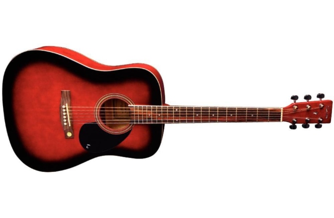 Chitara acustica Tenson D10 Dreadnought Red