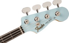 Chitară bas 4 corzi Fender Gold Foil Jazz Bass Ebony Fingerboard, Sonic Blue
