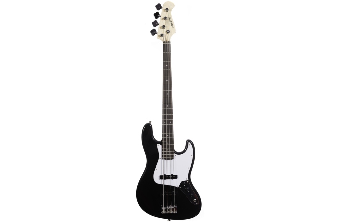 Chitară Bas cu 4 Corzi Arrow Louisiana 4 Bass Night Black Rosewood/White