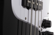 Chitară Bas cu 4 Corzi Arrow Louisiana 4 Bass Night Black Rosewood/White