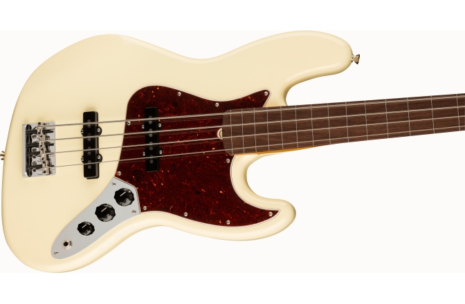 Chitară Bas cu 4 Corzi Fender American Professional II Jazz Bass Fretless Olympic White