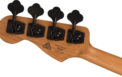 Chitară bas cu 4 corzi Fender Squier Contemporary Active Jazz Bass HH Roasted Maple Fingerboard Black Pickguard Shoreline Gold