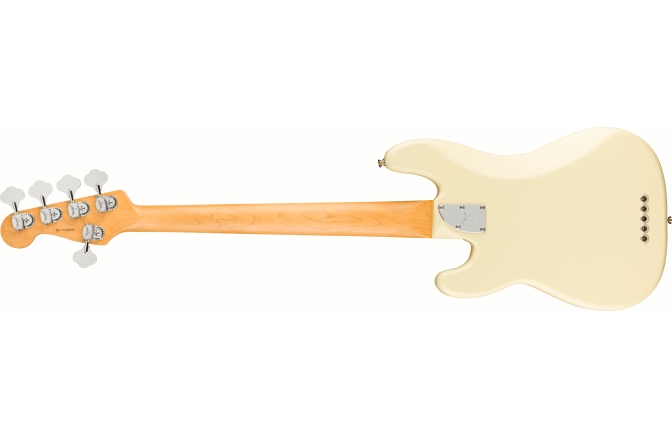 Chitară Bas cu 5 Corzi Fender American PRO II Precision Bass V Olympic White