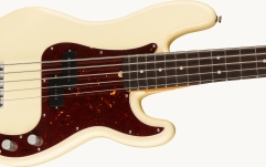 Chitară Bas cu 5 Corzi Fender American PRO II Precision Bass V Olympic White