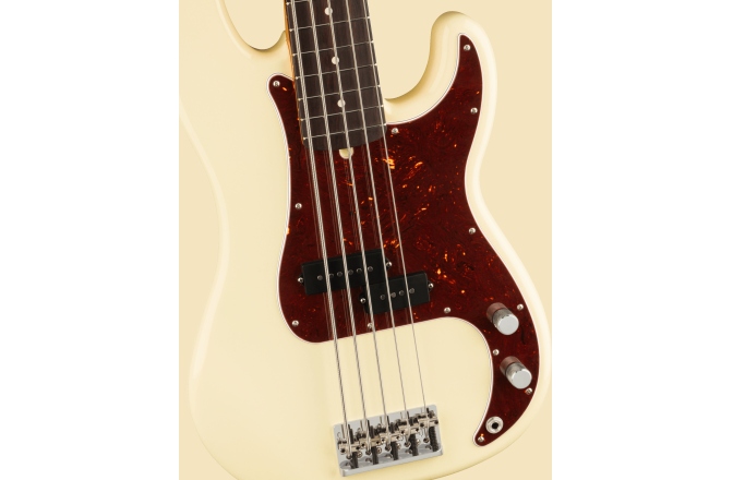 Chitară Bas cu 5 Corzi Fender American Professional II Precision Bass V Olympic White