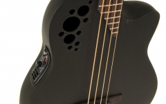 Chitară bas electro-acustică Ovation bas TX Mid Cutaway Black Textured