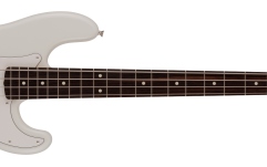 Chitară Bas Fender 2023 Collection Made in Japan Traditional 60s Precision Bass Rosewood Fingerboard Olympic White with Red Competition Stripe