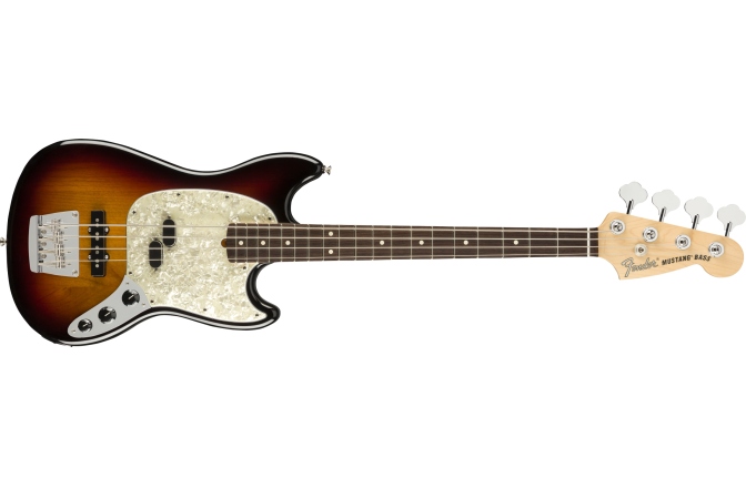 Chitară Bas Fender American Performer Mustang Bass RW 3-Color Sunburst