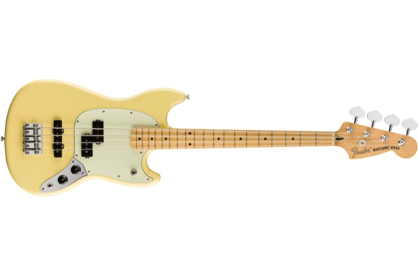Limited Edition Player Mustang Bass PJ Maple Fingerboard Buttercream
