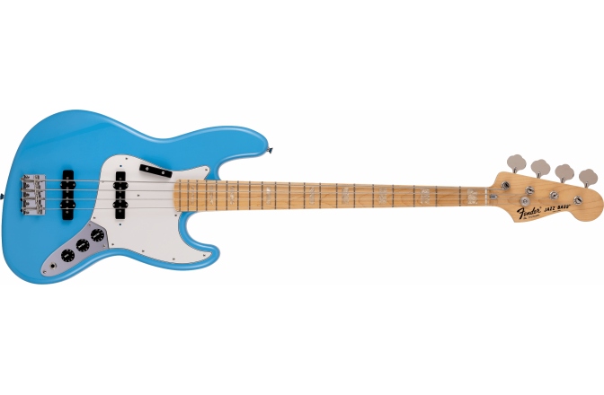 Chitara bas Fender Made in Japan Limited International Color Jazz Bass®, Maple Fingerboard, Maui Blue