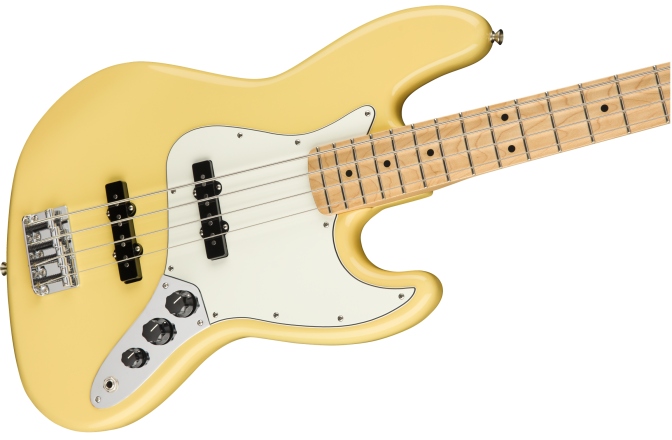 Chitară Bas Fender Player Jazz Bass - Buttercream- Ultima bucata Resigilata