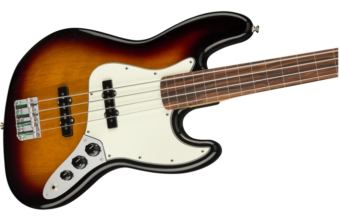 Chitară Bas Fender Player Jazz Bass Fretless Pau Ferro Fingerboard 3-Color Sunburst