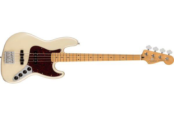Player Plus Jazz Bass Maple Fingerboard, Olympic Pearl