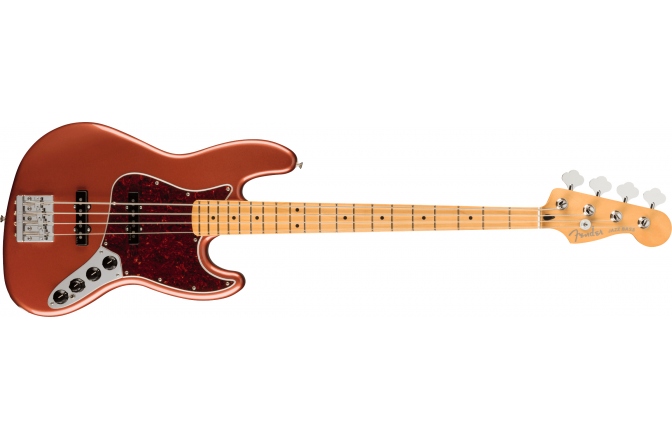 Chitară Bas Fender Player Plus Jazz Bass®, Maple Fingerboard, Aged Candy Apple Red