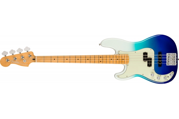 Player Plus Precision Bass Left-Hand Maple Fingerboard, Belair Blue