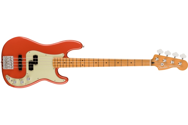 Player Plus Precision Bass Maple Fingerboard Fiesta Red