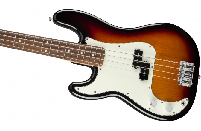 Chitară Bas Fender Player Precision Bass Left-Handed, Pau Ferro Fingerboard, 3-Color Sunburst