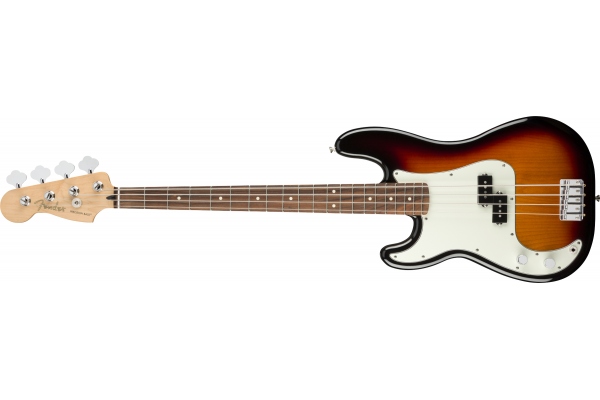 Player Precision Bass® Left-Handed, Pau Ferro Fingerboard, 3-Color Sunburst