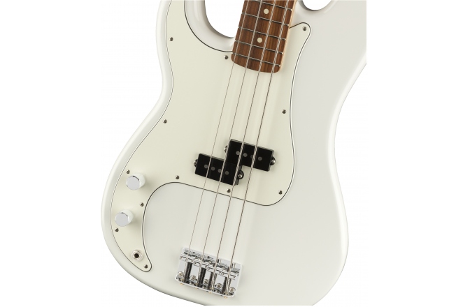 Chitară Bas Fender Player Precision Bass® Left-Handed, Pau Ferro Fingerboard, Polar White