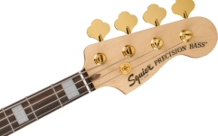 Chitară bas Fender Squier 40th Anniversary Precision Bass Gold GPG BLK