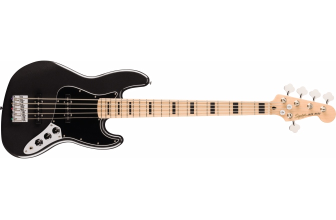 Chitară bas Fender Squier Affinity Series Active Jazz Bass V MF Black Metallic